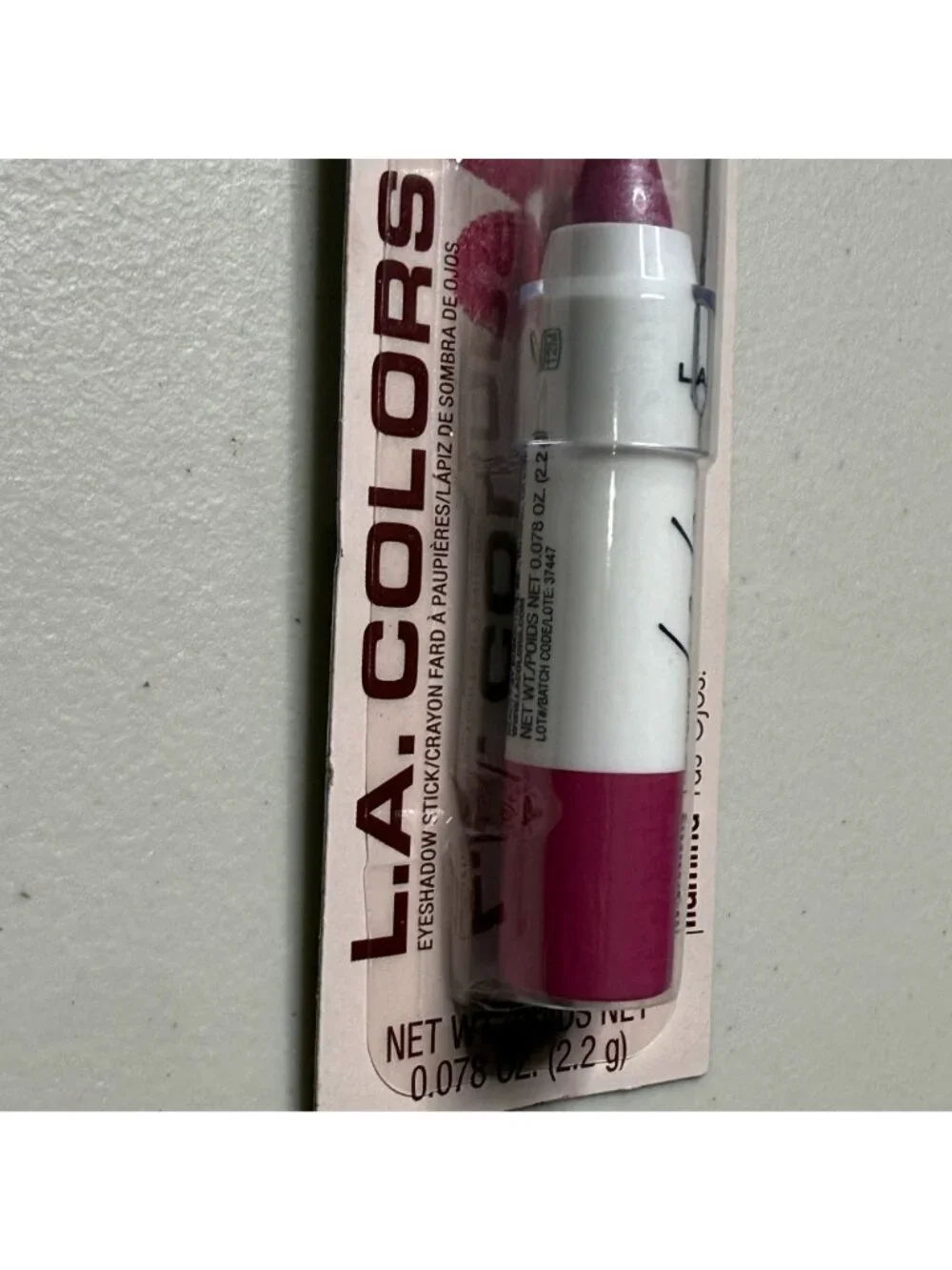 LA Colors Shadow Stick Sweeter Than Pink Eyeshadow Crayon Twist Up